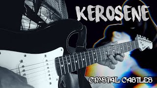 CRYSTAL CASTLES  KEROSENE GUITAR TABS TUTORIAL [upl. by Dabbs229]