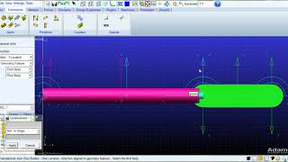 Crank Slider Mechanism  Velocity amp Acceleration Analysis  MSC AdamsView [upl. by Dnomso738]