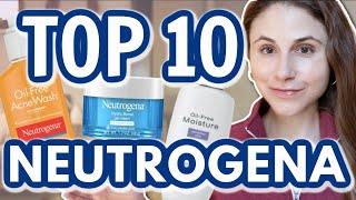 TOP 10 NEUTROGENA skin care products Dr Dray [upl. by Schellens]