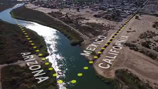 Arizona to the Pacific Flying Along the US  Mexico border  San Diego UnionTribune [upl. by Adnicaj]