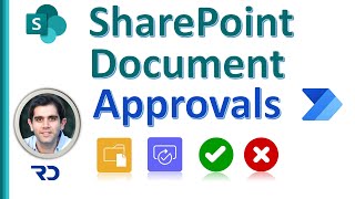 Power Automate Document Approval workflow for SharePoint [upl. by Sweatt]