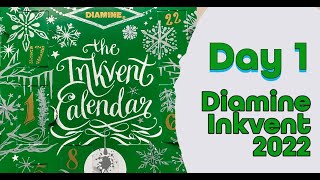 Diamine Inkvent 2022 Day 1 Bliss standard [upl. by Ahseinar]