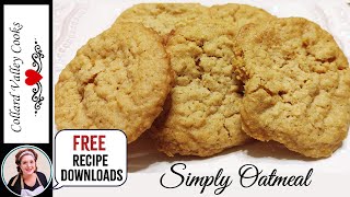 Simple Oatmeal Cookies  Southern Baking with Collard Valley Cooks [upl. by Lrigybab]