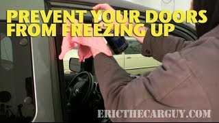 How To Keep Your Doors From Freezing Shut EricTheCarGuy [upl. by Leena375]