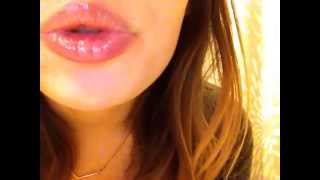 Up Close Lip SmackingMouth SoundsGlossy Lips ASMR [upl. by Eilak]