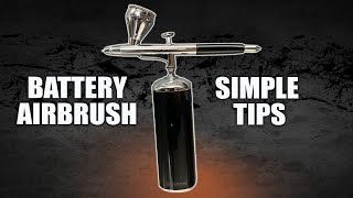 Cordless Airbrush basic Beginner Tips [upl. by Kleeman]