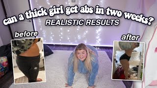 I DID THE CHLOE TING 2 WEEK AB SHRED AND THIS IS WHAT HAPPENED REAL results from a thick girl [upl. by Viking]