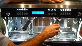 wega polaris coffee machine programming [upl. by Hepza]