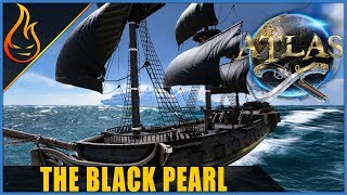 The Black Pearl Ship Build Atlas MMO [upl. by Hylan]