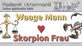 Waage Mann amp Skorpion Frau Liebe und Partnerschaft [upl. by Burkle856]