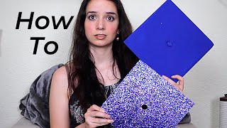 How To Decorate Your Graduation Cap Easy beginner [upl. by Millda]