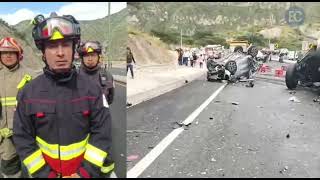 TRÁGICO ACCIDENTE EN QUITO DEJA 22 HERIDOS Y 2 FALLECIDOS [upl. by Kwabena]