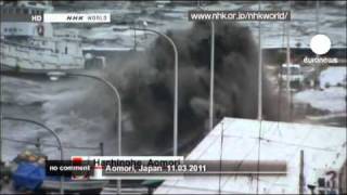 Japan tsunami footage [upl. by Thatcher]