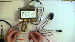 how to wire ballast 1 [upl. by Lombardy549]