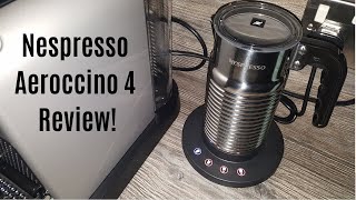 Nespresso Aeroccino 4 Milk Frother Review  Worth upgrading from the Aeroccino 3 [upl. by Jandy]