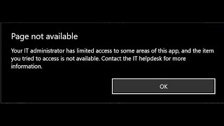 Como corrigir o erro “Seu administrador de TI tem acesso limitado” [upl. by Ro279]