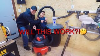 WILL A SHOP VAC WORK AS A DUST COLLECTOR [upl. by Ocram841]