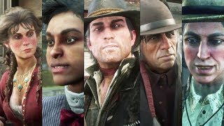 Red Dead Redemption 2  John Marston Meet Old Gang Members and Arthur Friends [upl. by Surazal]