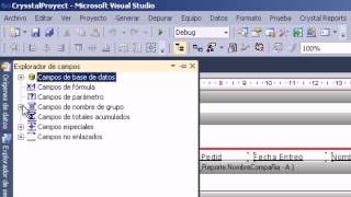 Como hacer un Reporte usando Crystal Report  Visual Studio 2010 [upl. by Noirret]