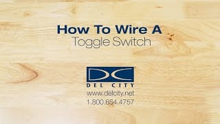 How To Wire A Toggle Switch [upl. by Werner772]