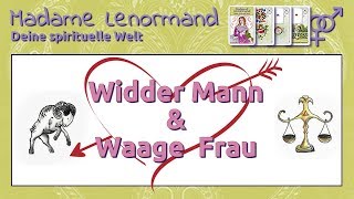 Widder Mann amp Waage Frau Liebe und Partnerschaft [upl. by Linskey]