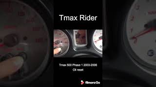 Tmax 500530560 Oil reset [upl. by Assed]