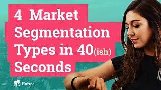 4 Market Segmentation Types in 40ish Seconds [upl. by Enneyehs]