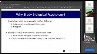 INTRODUCTION TO BIOLOGICAL PSYCHOLOGY Session 1 [upl. by Assilaj]