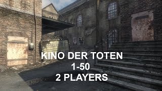 COD Black Ops Zombies Kino der Toten 150 2 Players [upl. by Nitsew]