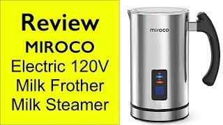 Review Miroco Milk Frother  How to make froth milk at home [upl. by Celio711]