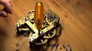 Antique Seth Thomas Overhaul  Part 3  Removal From Case amp Spring Letdown [upl. by Starkey]