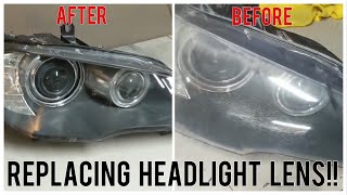 How To Replace Headlight Lens [upl. by Elatnahc]