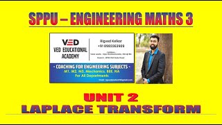 LECT 1 UNIT 2  LAPLACE TRANSFORM  ENGG MATHS 3 M3  SPPU [upl. by Downey]