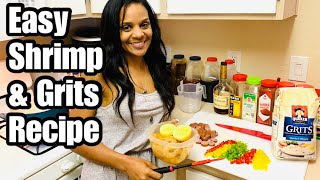 EASY Shrimp amp Grits Recipe  Its so GOOD CookingWithToni [upl. by Hashim]