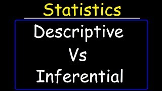 Descriptive Statistics vs Inferential Statistics [upl. by Susanetta]