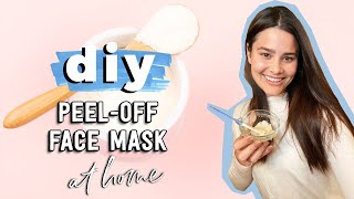 The PeelOff Face Mask You Need  Extremely Satisfying  Southern Living From Home [upl. by Renny]