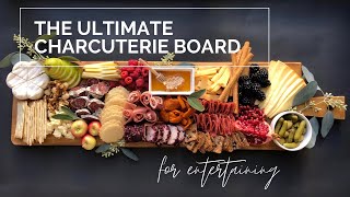 The Ultimate Charcuterie Board for Entertaining [upl. by Kamilah]