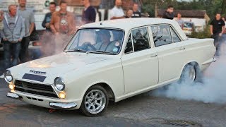 Ford Cortina Leaving Car Meets Compilation [upl. by Winzler]