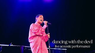 Demi Lovato  Dancing With The Devil Live Acoustic Performance [upl. by Asalocin]