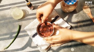 DIY Hibiscus Hair Mask  How To Get Thick And Long Hair Fast Naturally [upl. by Atinihc]