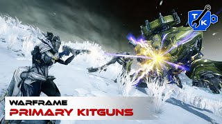 Primary kitguns  perfect builds for each type  Warframe [upl. by Aihsotan]