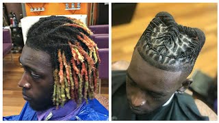 Loc Retwist Compilation  Dreadlocks Styles For Men By The Grooming Artist [upl. by Layap]