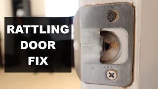 How to Fix a Rattling Door [upl. by Euqnom]