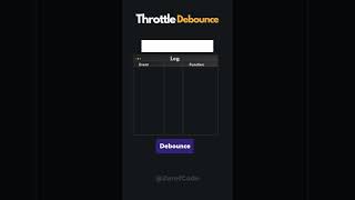 Throttle amp Debounce [upl. by Ttirrej]