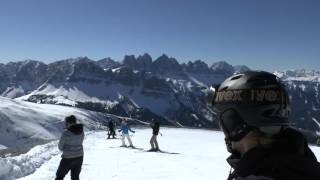 Skifahren Südtirol Plose Brixen Italien Video HD Alpen Panorama [upl. by Iah859]