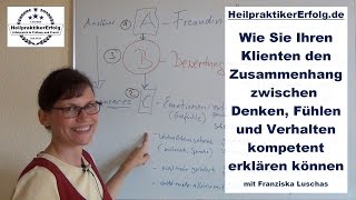 Heilpraktiker Psychotherapie Erfolgstipp Das ABC Modell einfach und verständlich erklärt [upl. by Parris]