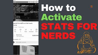 STATS FOR NERDS  Instructions  How to Activate NERD STATS [upl. by Klimesh]