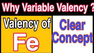 Why variable valency [upl. by Forcier]