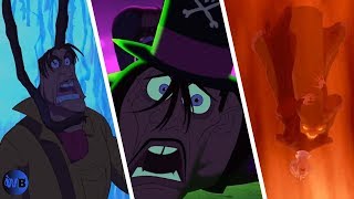 Top 15 Most BRUTAL Disney Villain Deaths [upl. by Ailecnarf228]