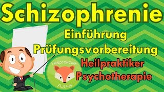 Heilpraktiker Psychotherapie SCHIZOPHRENIE EINFÜHRUNG  Fakten für die schriftliche Prüfung [upl. by Colis]